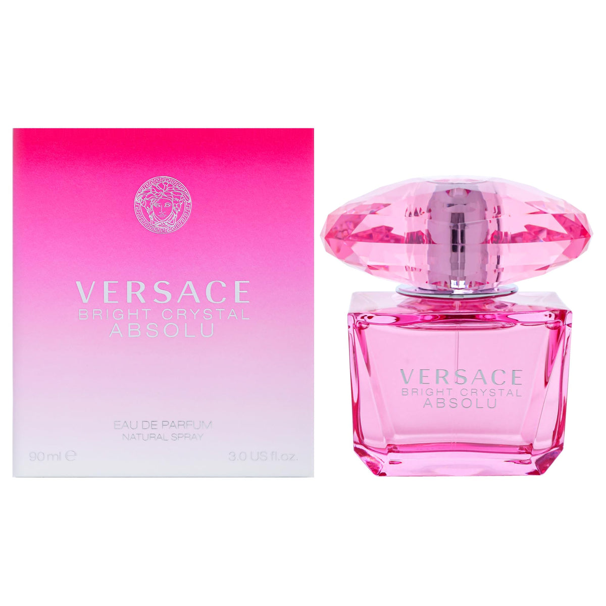 Versace Bright Crystal Absolu Eau de Parfum Spray 3.0 oz front view