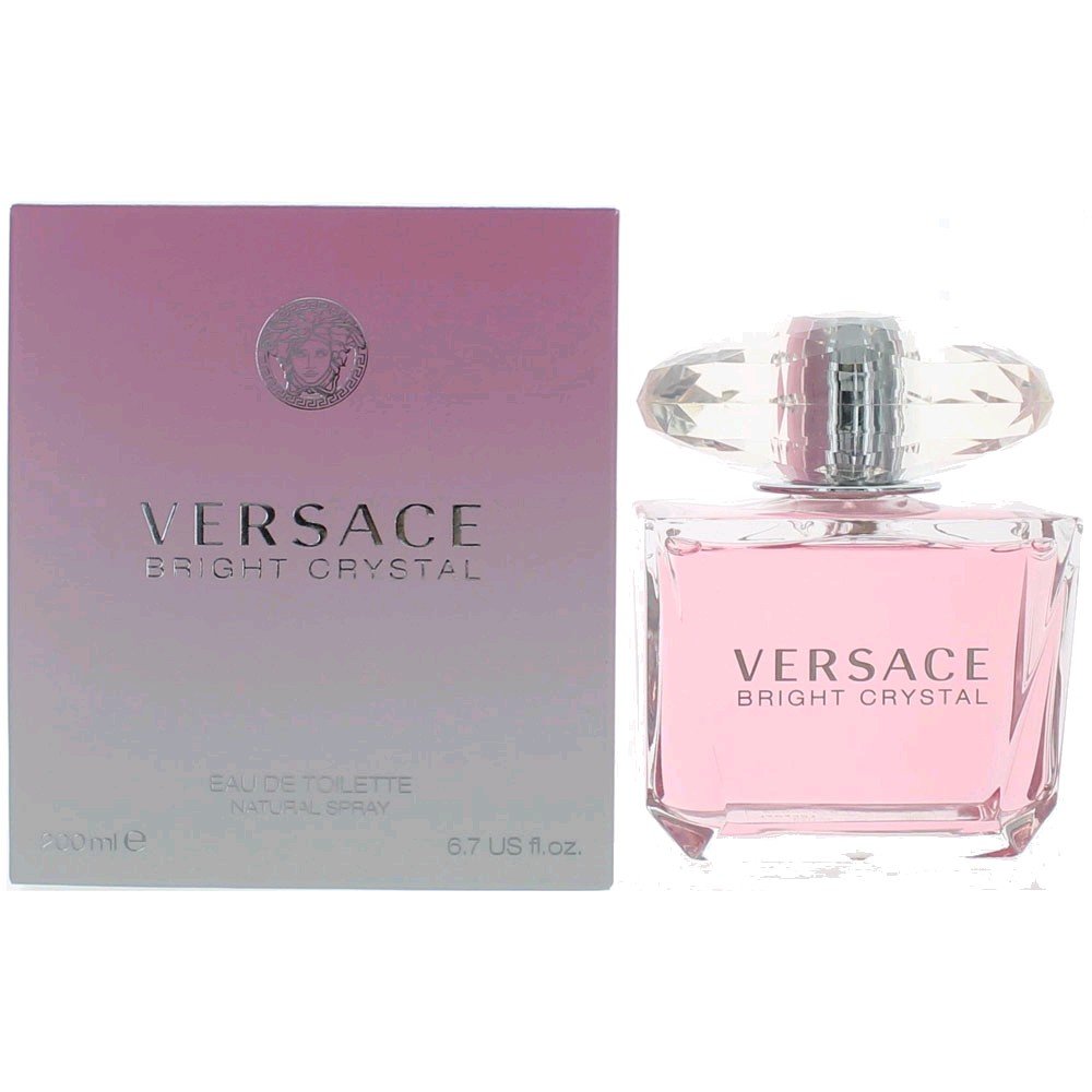 Versace BRIGHT CRYSTAL Eau de Toilette 200ml bottle front view
