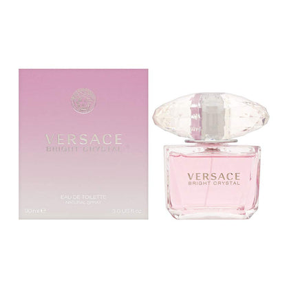 Versace Bright Crystal Eau de Toilette Spray 3 Fl Oz front view