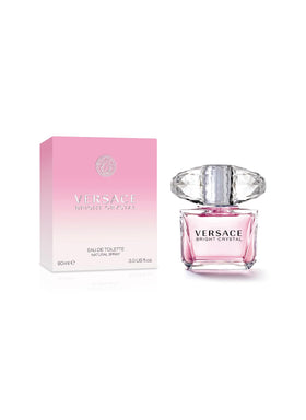 Versace Bright Crystal Eau de Toilette Spray 3 Oz packaging details
