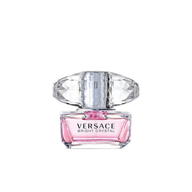 Versace Bright Crystal Eau De Toilette Spray 50ml packaging side view