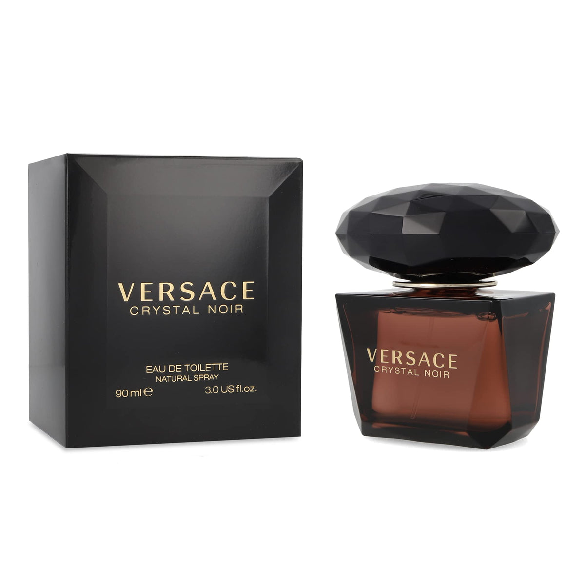 Versace Crystal Noir Eau de Toilette 3 Fl Oz Spray front view