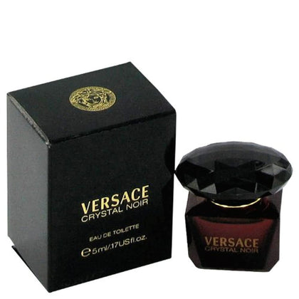 Versace Crystal Noir Eau de Toilette Mini 0.17 oz front view