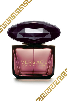 Versace Crystal Noir Eau de Toilette Spray 3.0 oz lifestyle scene