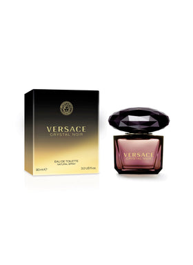Versace Crystal Noir Eau de Toilette Spray 3.0 oz packaging