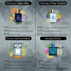Versace Dylan Blue cologne bottle 0.17 oz
