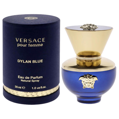 Versace Dylan Blue Eau de Parfum Spray 1 Oz front view