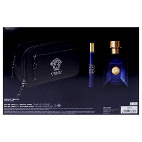 Versace Dylan Blue gift set displayed elegantly