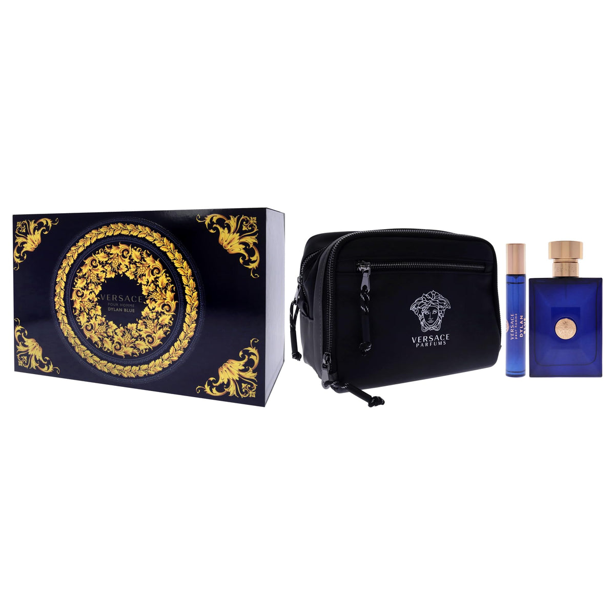 Versace Dylan Blue gift set packaging