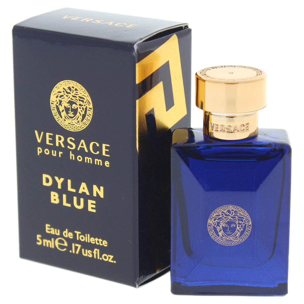 Versace Dylan Blue Mini Eau de Toilette bottle top view