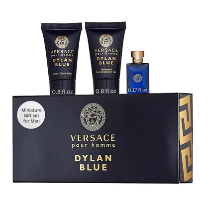 Versace Dylan Blue Pour Homme Miniature Set front view