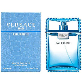 Versace Eau Fraiche for Men 6.8 Ounce packaging display
