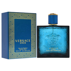 Versace Eros Eau de Parfum Spray 3.4 oz bottle side view