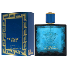 Versace Eros Eau de Parfum Spray 3.4 oz lifestyle scene