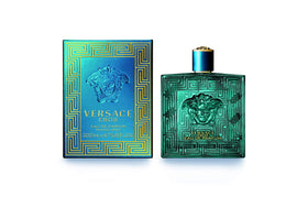 Versace Eros Eau de Parfum Spray 6.7 oz bottle side view
