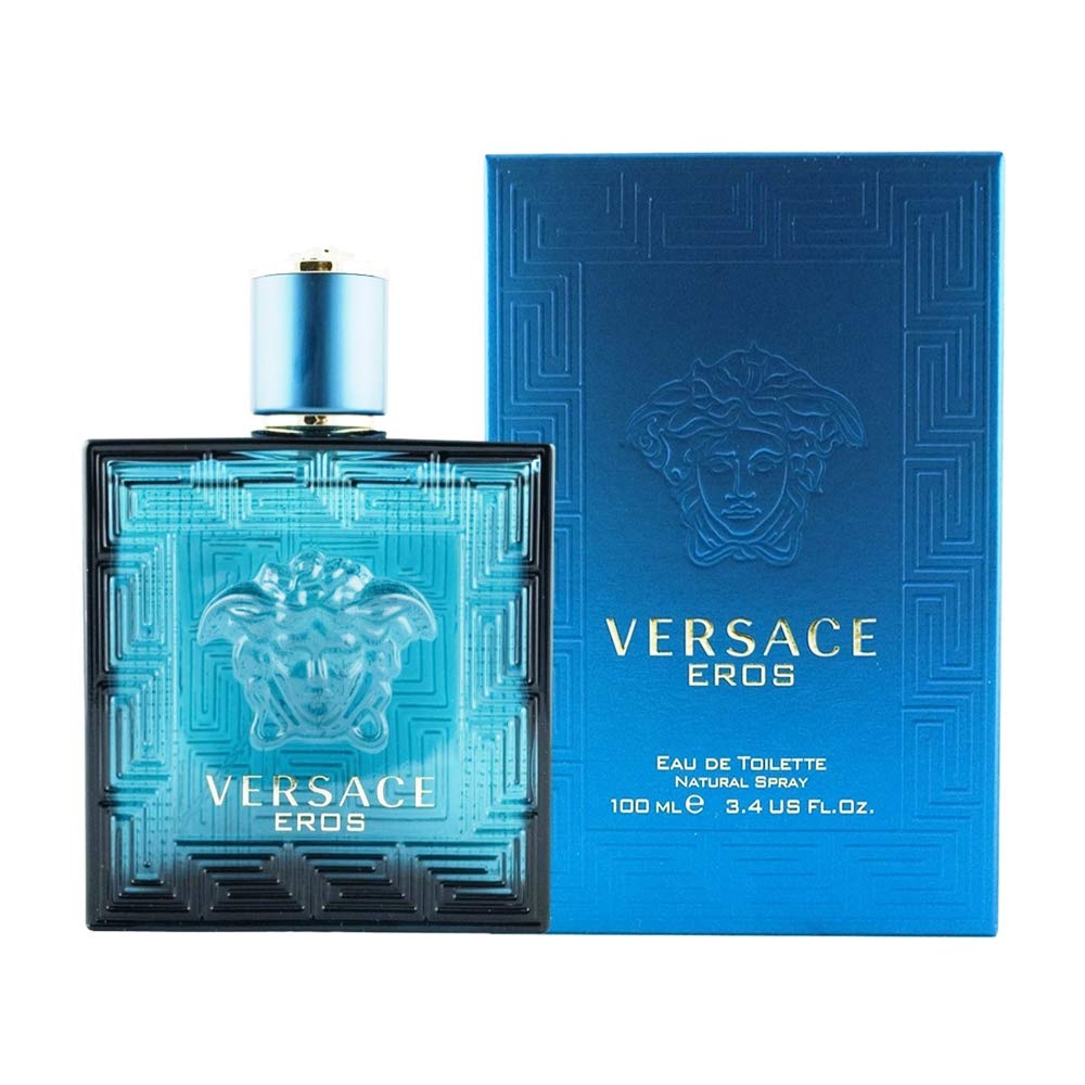 Versace Eros Eau de Toilette Spray 3.4 oz front view