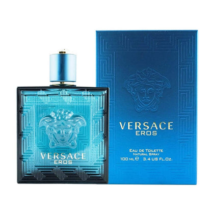 Versace Eros Eau de Toilette Spray 3.4 oz front view