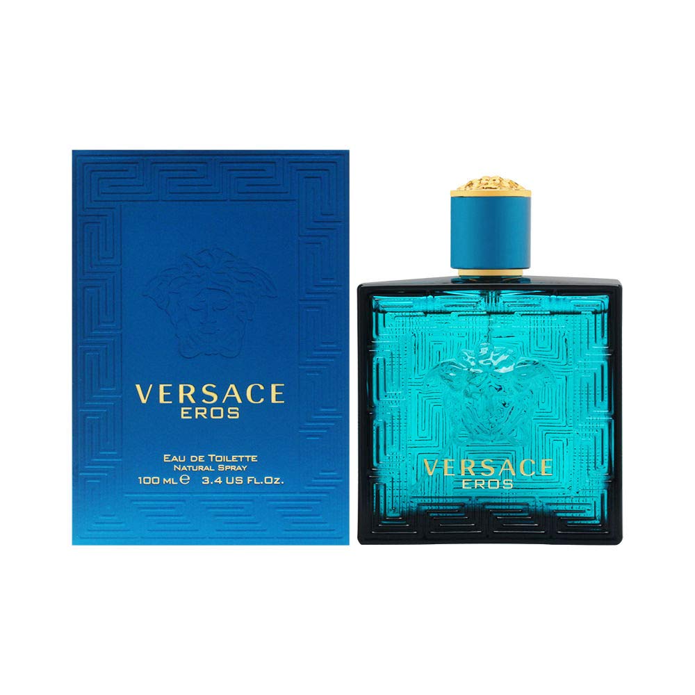 Versace Eros Eau de Toilette Spray 3.4 oz front view