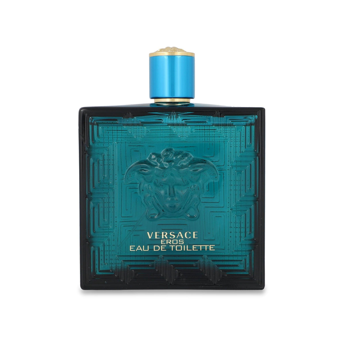 Versace Eros Eau de Toilette Spray 6.7 oz bottle close-up
