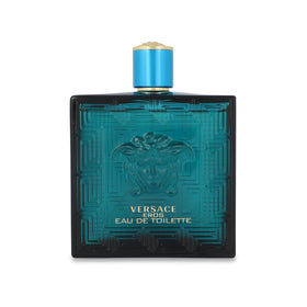 Versace Eros Eau de Toilette Spray 6.7 oz bottle close-up