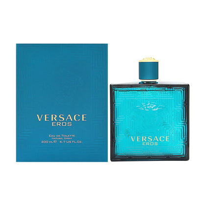Versace Eros Eau De Toilette Spray 6.7 oz front view