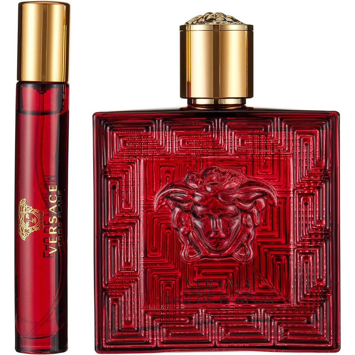 Versace Eros Flame 3.4 Oz Eau De Parfum spray side view