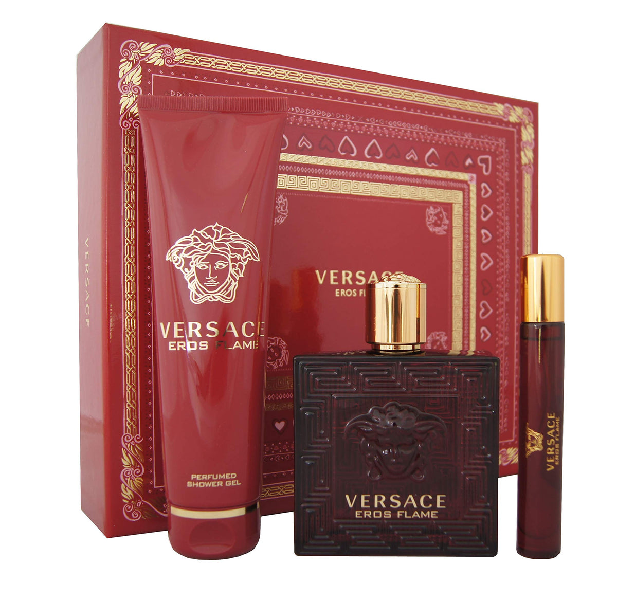 Versace Eros Flame 5.0oz Shower Gel packaging