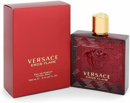 Versace Eros Flame Eau De Parfum Spray for Men 3.4 Ounce front view