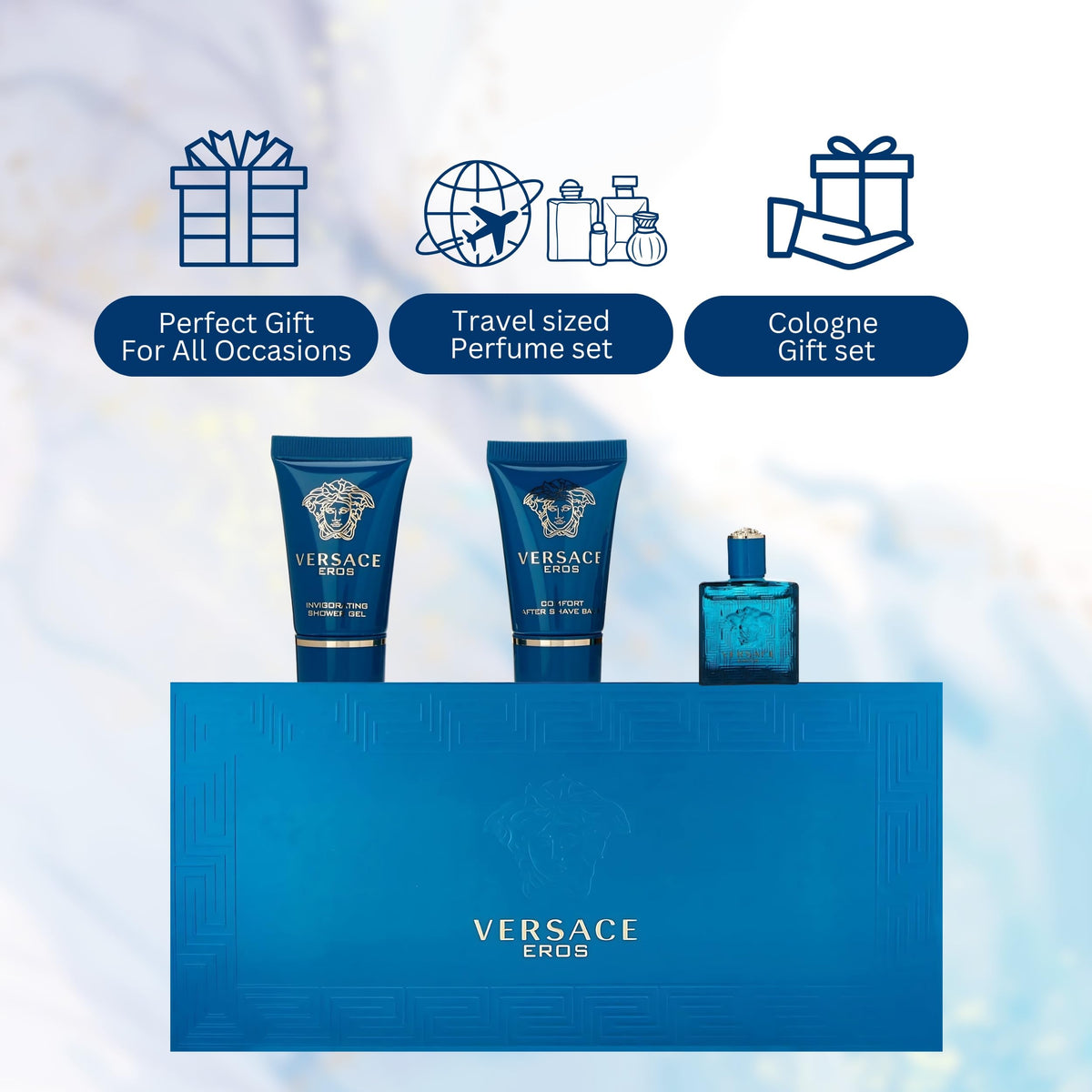 Versace Eros Mini Gift Set packaging front view