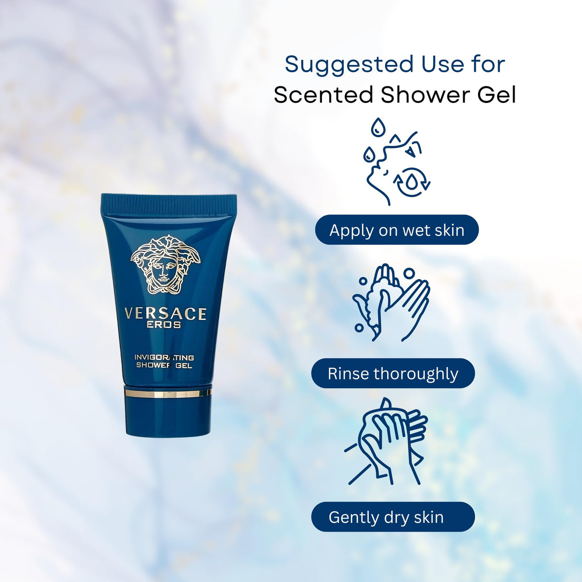 Versace Eros perfumed after shave balm tube