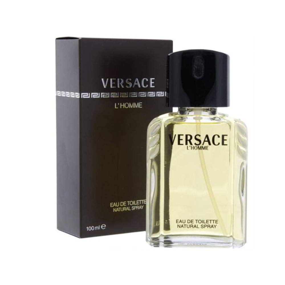 Versace L'Homme Eau de Toilette Spray front view 3.4 oz