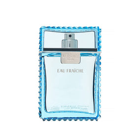 Versace Man Eau Fraiche 3.4 oz Eau de Toilette Spray packaging side view