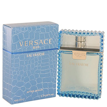 Versace Man Eau Fraiche After Shave Pour 3.4 oz bottle front view
