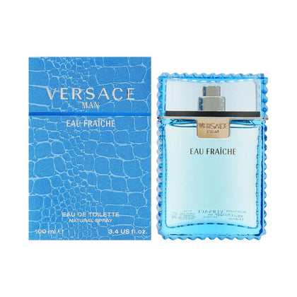 Versace Man Eau Fraiche Deodorant Spray 3.4 Oz front view