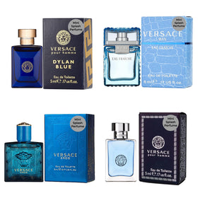 Versace Mini Cologne Set of 4 Fragrances front view
