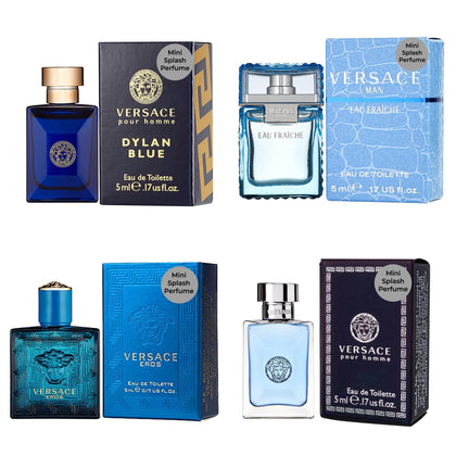 Versace Mini Cologne Set of 4 Fragrances front view