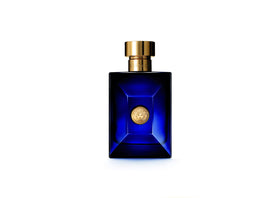 Versace Pour Homme Dylan Blue 3.4 oz spray bottle side view
