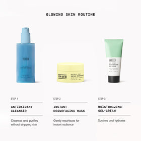 Versed Doctor’s Visit Instant Resurfacing Face Mask opened with product visible