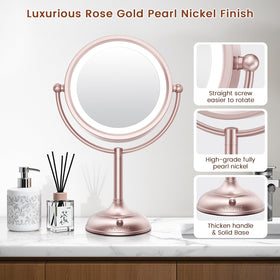VESAUR 8.5" Lighted Makeup Mirror packaging in gift box