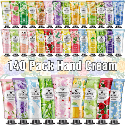 VESPRO 140 Pack Hand Cream Gift Set front view with assorted scents