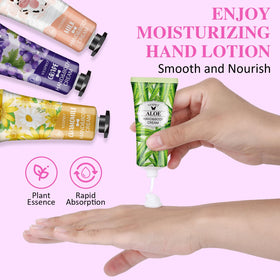 VESPRO hand creams arranged with floral decorations