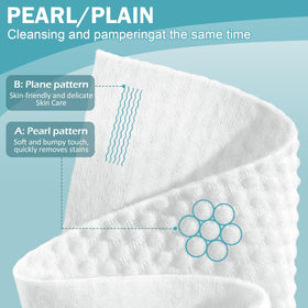 VETYUND Disposable Face Towels showing dual-sided texture