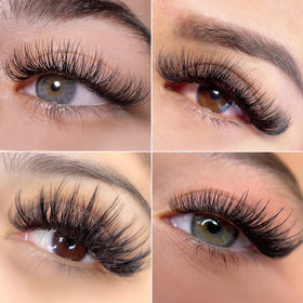 VEYES INC Easy Fan Volume Lash Extensions showing texture and quality