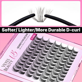 VEYESBEAUTY Bomb Lash Clusters with tweezers