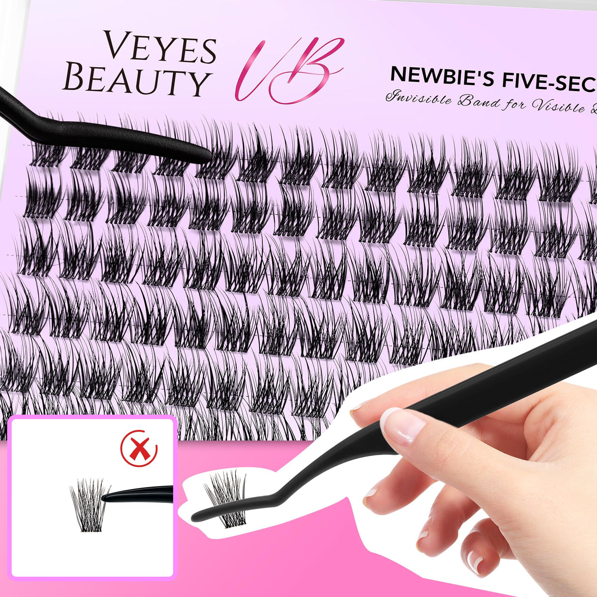 VEYESBEAUTY Dreamy Lash Clusters packaging