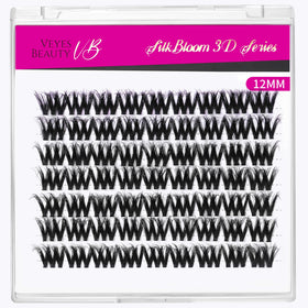 VEYESBEAUTY Lash Clusters 12mm in natural light