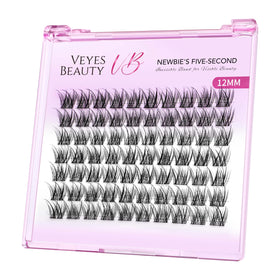 VEYESBEAUTY Lash Clusters 12mm product front view
