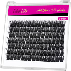 VEYESBEAUTY Lash Clusters 14mm front view