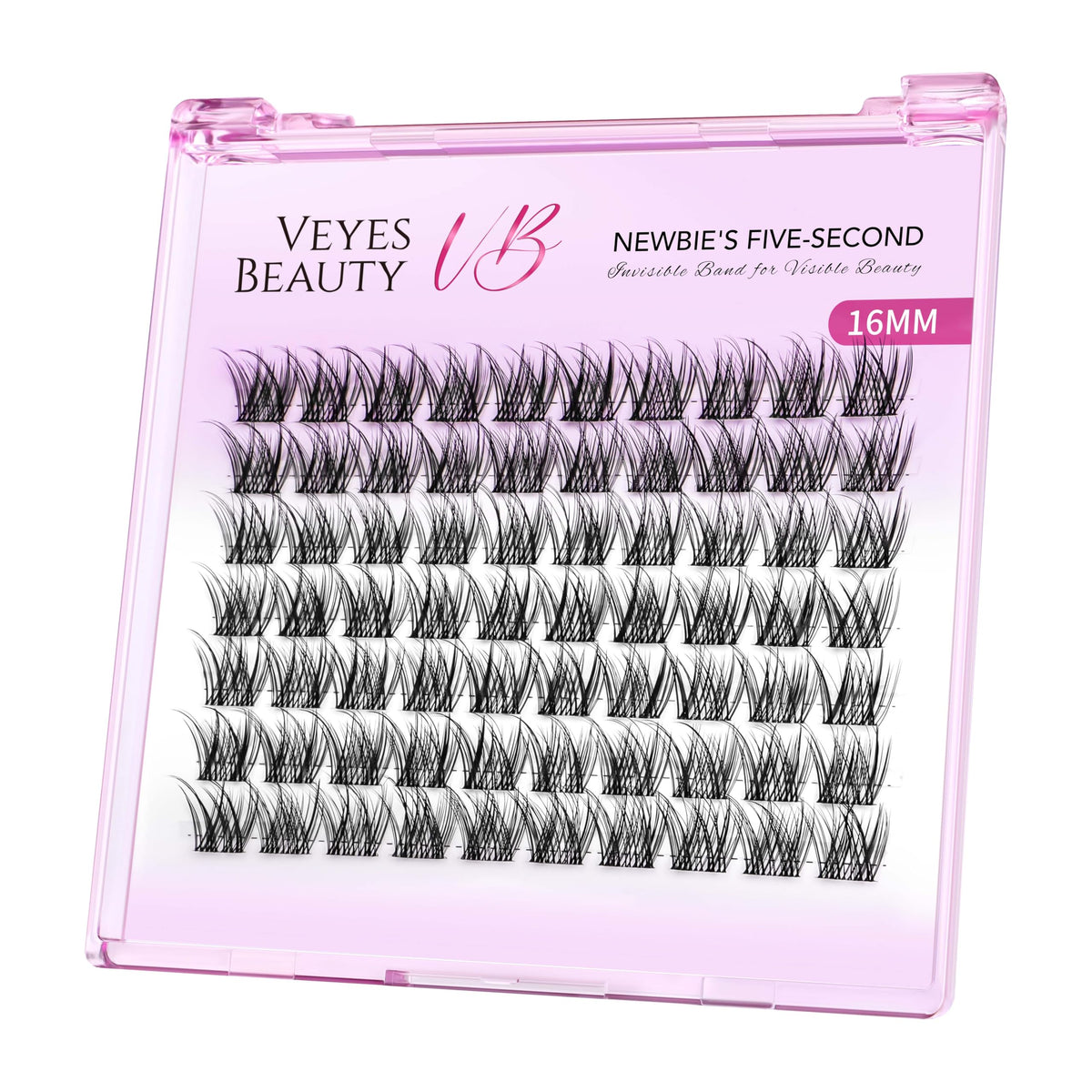 VEYESBEAUTY Lash Clusters 16mm front view