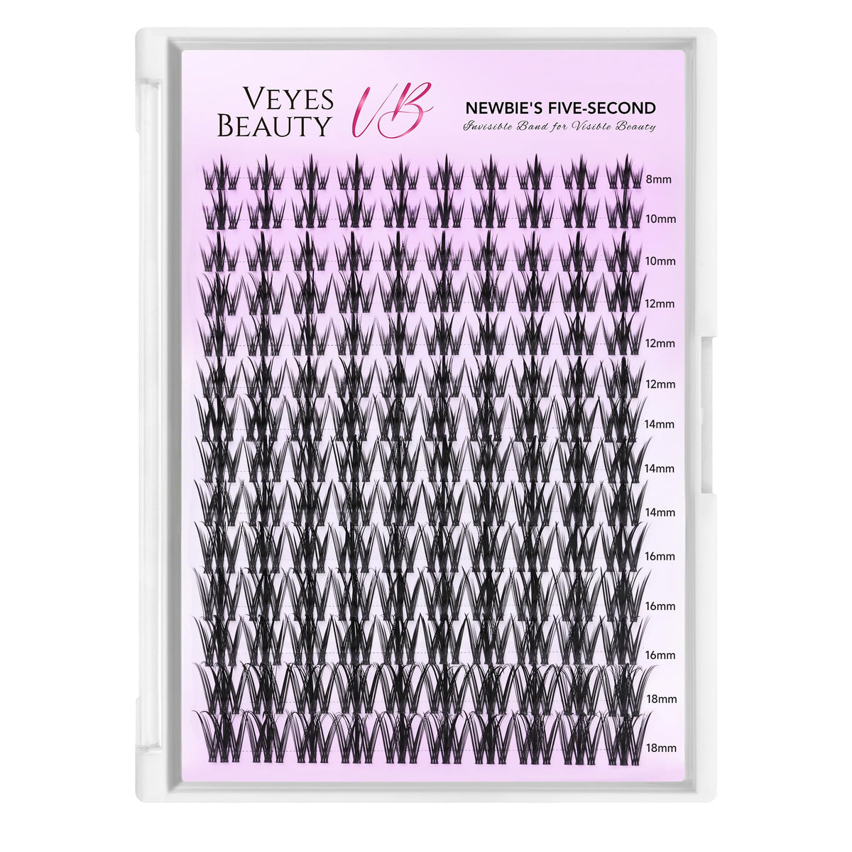 VEYESBEAUTY Lash Clusters displayed with other makeup tools